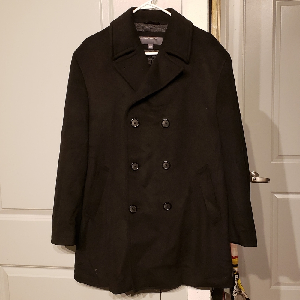 Perry Ellis wool peacoat. Size medium.